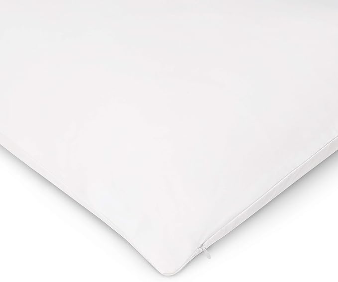 RejuveNite® American Talalay Latex Pillow - Medium Support, Queen High Profile - 100% Cotton Sateen Cover – Made in USA