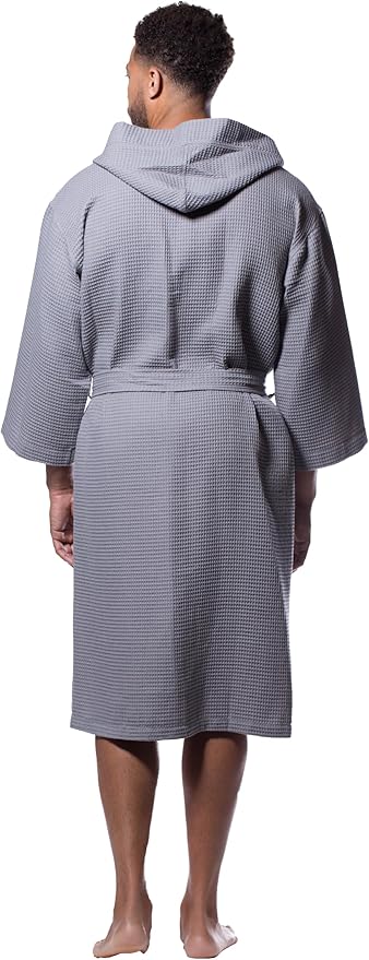 Turquaz Lightweight Full-Length Robes For Women Waffle Kimono Bathrobe - Soft, Fast-Drying, Long-Lasting Cotton Blend Unisex
