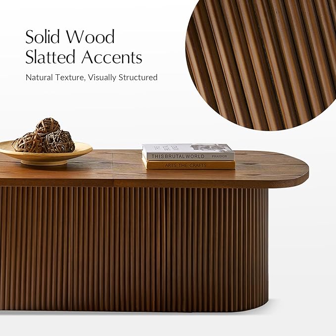 HULALA HOME Modern Lift Top Coffee Table with Storage, Space Saving Living Room Table, Multi-Functional Wood Coffee Table(Walnut)