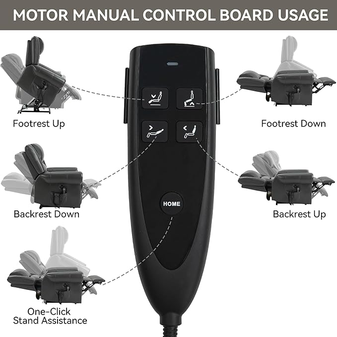 Recliner Chairs for Adults, Oversized Bedroom Chair with Massage, Sofa Chair Home Theater Seating with Lumbar Support, Comfortable Lift Chair for Elderly, Glider Nursery Chair for Living Room