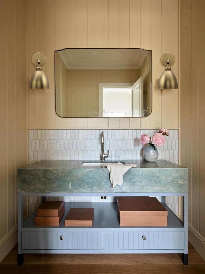 Yosoan Gold Wall Sconce Set of 2, Modern Brass Indoor Light Lights Lighting Fixtures with Metal Shade, Home Decor Wall Mount Swing Arm Lamp for Bedroom Bedside Kitchen Hallway Living