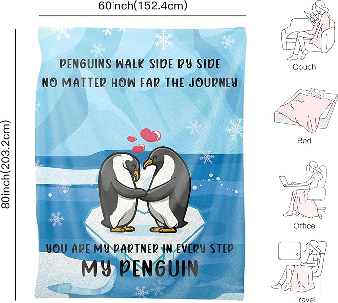 Anniversary Birthday Gift for Boyfriend-Super Soft Cozy Throw Blanket for Couch and Bed-Best Engagement Wedding Gift for Him Gifts 50×60 inches