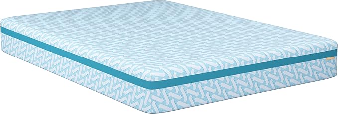 Simmons Blue Dream 10 Inch Gel Memory Foam Mattress - CertiPUR-US Certified - Medium Firmness - Pressure Relief & Motion Separation - Full Size Mattress - Bed in a Box - U.S. Made