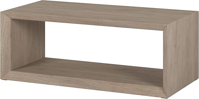 Henn&Hart Osmond Coffee Table, 48" Wide,Grey