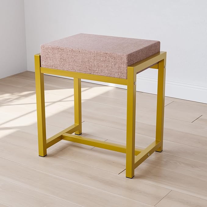 Semiocthome Makeup Vanity Desk with Mirror and Lights, Vanity Table with Power Outlet, Shelves, 2 Drawers, and Metal Frame, 3 Lighting Modes & Adjustable Brightness Dressing Table with Chair - White