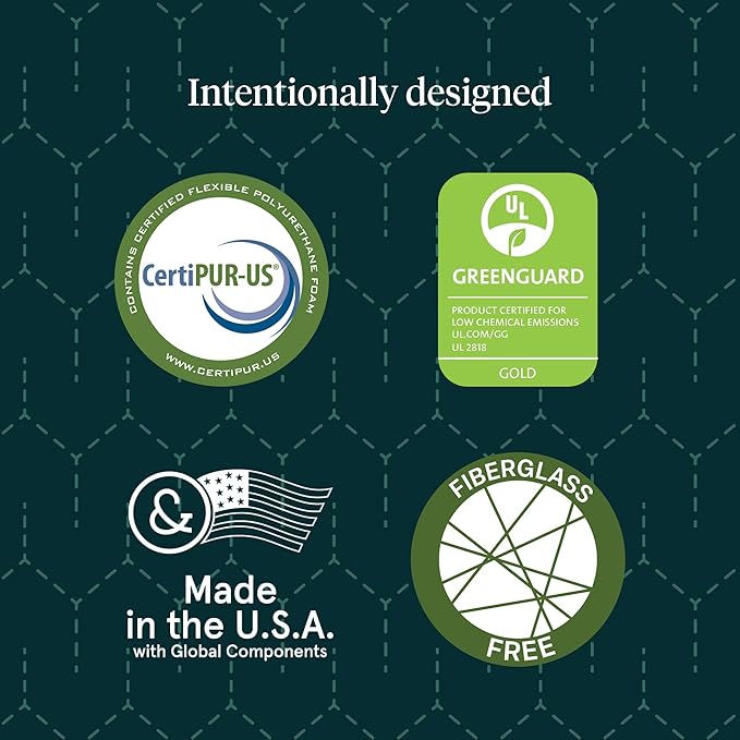 Kin By Tuft & Needle Firm 6" Full Adaptive Foam Mattress in a Box, Cooling Pressure Relief, Balanced Support, 100 Night Trial, Fiberglass-Free, CertiPUR-US, 10-Year Limited Warranty