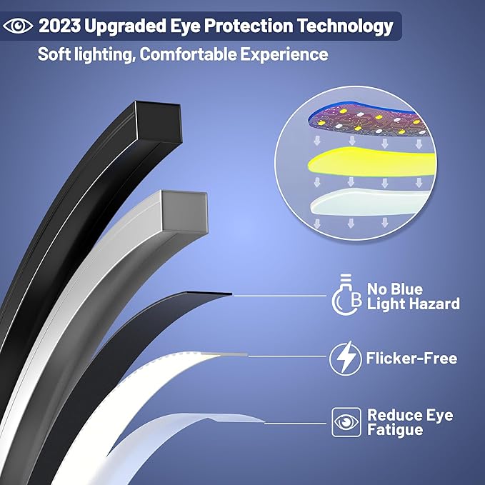 Dimmable LED Lamps for Living Room with 3 Color Temperatures, Ultra Bright 2000LM Arc Floor Lamps, Modern Standing Tall Lamp with Remote Control Reading Floor Lamp for Bedroom Office Classroom