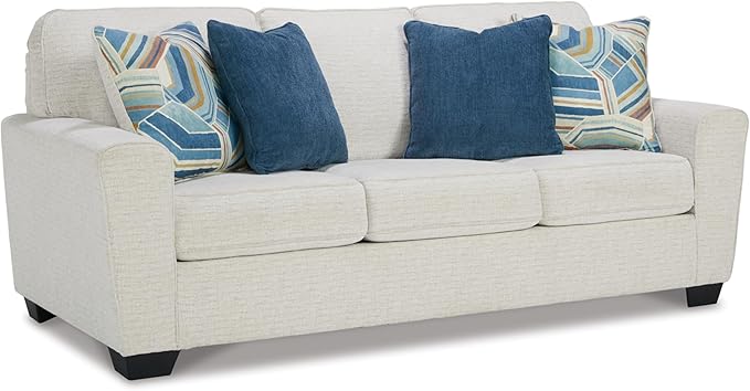 Signature Design by Ashley Cashton Casual Sofa for Living Room, White