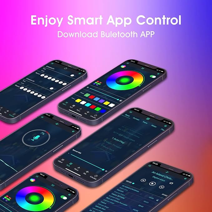 RGB Corner Floor Lamp, Bluetooth APP and Remote Control Music Sync LED Modern Floor Lamp for Living Room, Light Timing, 398 Dimmable Modes, 64.5" RGB Color Changing Mood Lighting