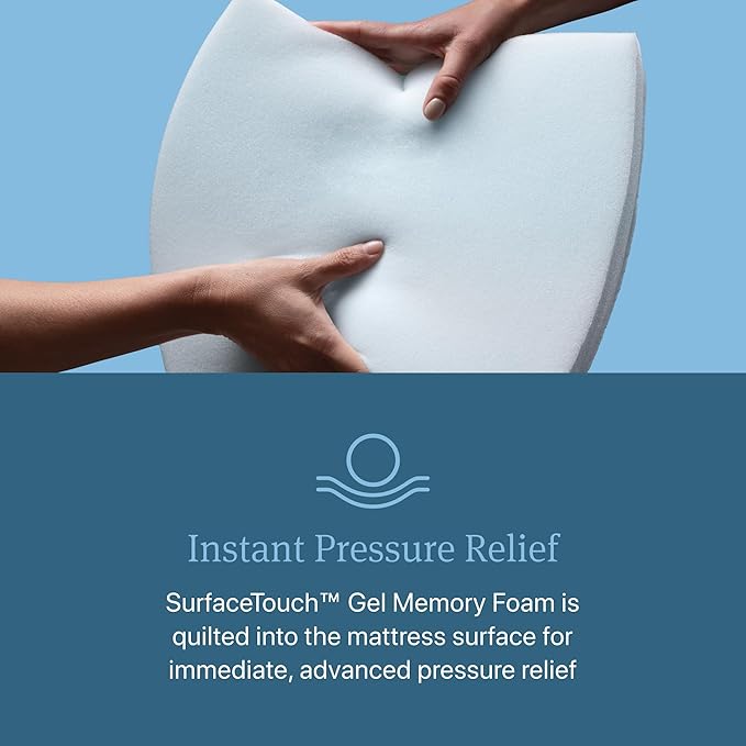 Beautyrest Days End Plush Pillow Top 14.75" Mattress - Full - Cooling Tech, Supportive Durable Pocketed Coils, Pressure Relief, Motion Separation; 100 Night Sleep Trial and 10 Year Warranty