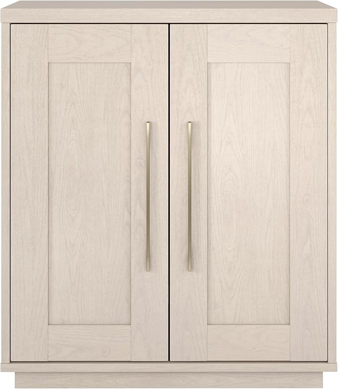 Henn&Hart Tillman Accent Cabinet, 28" Wide, Off-White