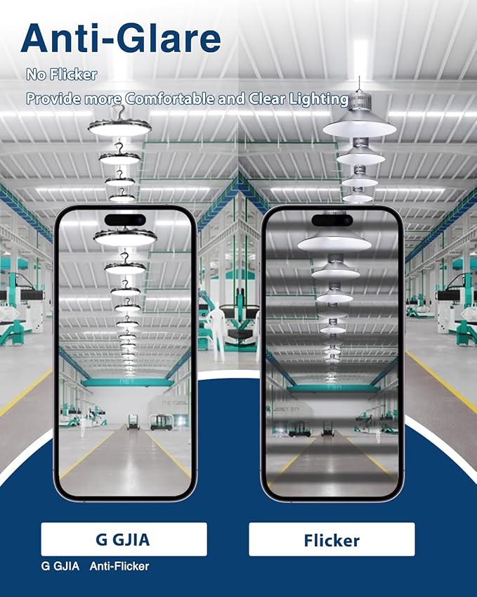 150W 10 Pack UFO LED High Bay Light, High Bay LED Shop Lights for Warehouse Workshop, 16,500LM, 5000K Daylight, Highbay LED Shop Lights Plug & Play, IP65 Waterproof UL Listed