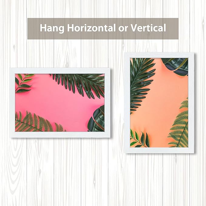 VCK 24x36 Picture Frame Exclusive Large White Poster Frame for Wall Gallery Home Office 1 Pack