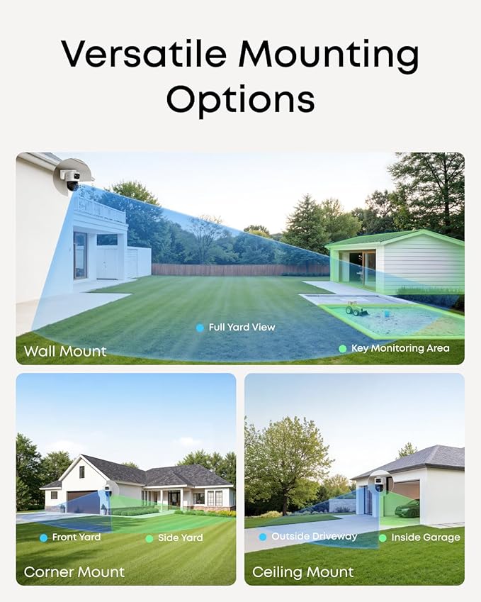 eufy 4K NVR Security Camera System S4 Max, PoE Wired, 24/7 Recording, Triple Lens Bullet-PTZ Cam, 360° PTZ, Up to 16CH, Cross-Cam Tracking, 8× Auto Zoom, Smart Video Search, 2TB HDD