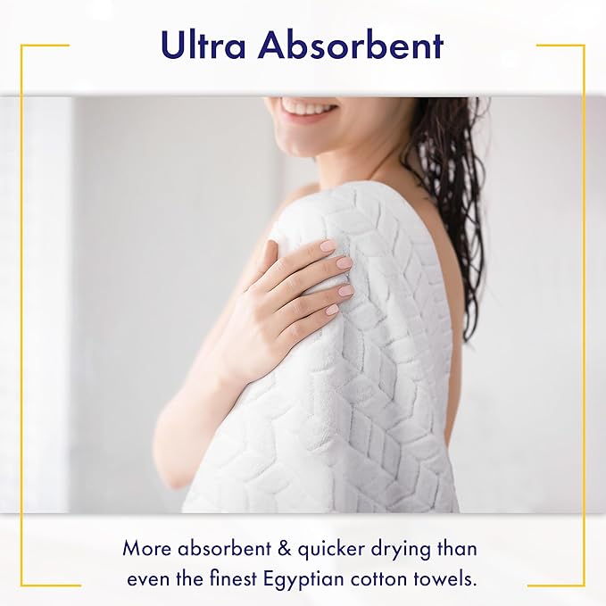 Ultra Soft & Stylish 700 GSM Luxury Hand Towel Set (6 Pieces - 30 x 16 in.) - 100% Zero-Twist, Long-Staple Cotton - Remarkably Absorbent (Eucalyptus Green)