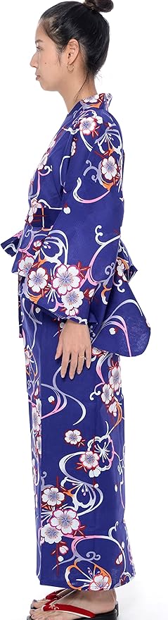 Kimura Jitsugyo Women's Kyoto Traditional Easy Wearing Kawaii Yukata Robe(Japanese Casual Kimono) Set 2