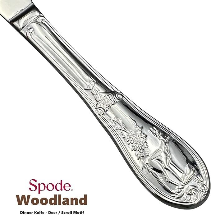 Spode Woodland 18/10 Stainless Steel 20pc. Flatware Set (Service for Four)