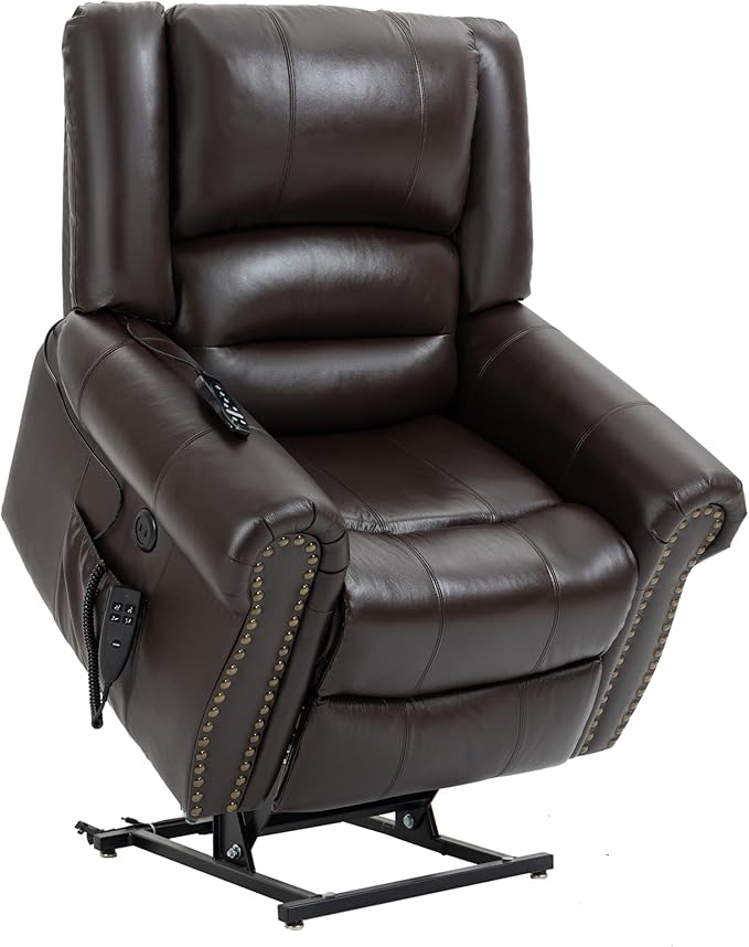 Recliner Chairs for Adults, Oversized Bedroom Chair with Massage, Sofa Chair Home Theater Seating with Lumbar Support, Comfortable Lift Chair for Elderly, Glider Nursery Chair for Living Room