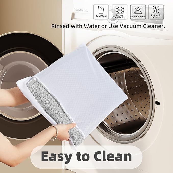 Bathroom Rugs Non Slip Washable, Super Absorbent Thin Bath Mat Small Quick Dry Low Pile Bathroom Rug, Light Grey 16"x24"