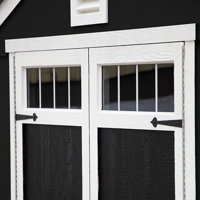 Handy Home Products Greenbriar 8X10 Do-It-Yourself Storage Shed with Floor, Does not Include Paint and Roofing Shingles