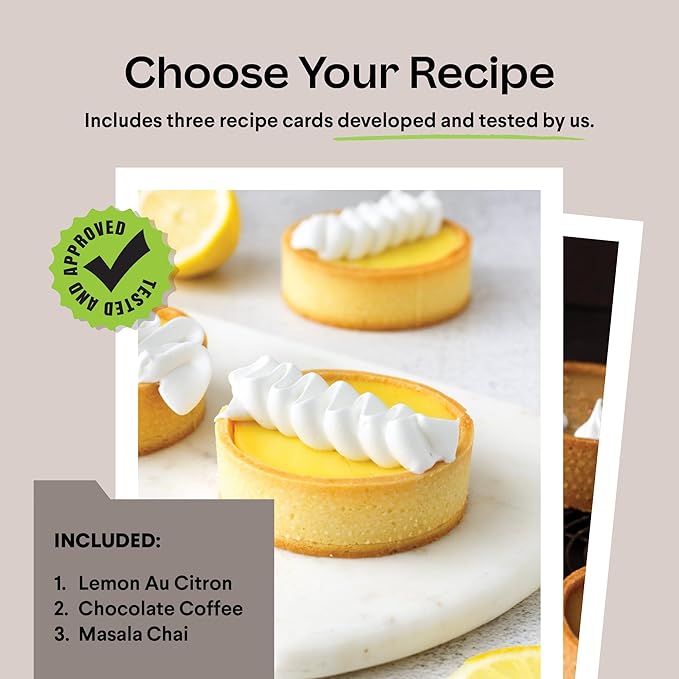 French Tart Baking Set | Mothers Day Unique Baking Gifts Kitchen Baking Supplies Present Food Making Kit For Adults & Parisian Cooking Tools for Pastry Dessert