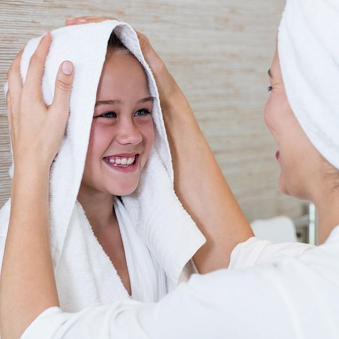 Superior Egyptian Cotton Pile Face Towel/Washcloth Set of 6, Ultra Soft Luxury Towels, Thick Plush Essentials, Absorbent Heavyweight, Guest Bath, Hotel, Spa, Home Bathroom, Shower Basics, Toast