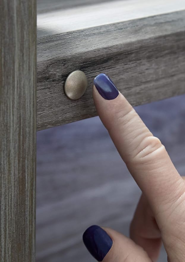 Signature Design By Ashley Baystorm Panel LED Lighted Headboard ONLY, Twin, Gray