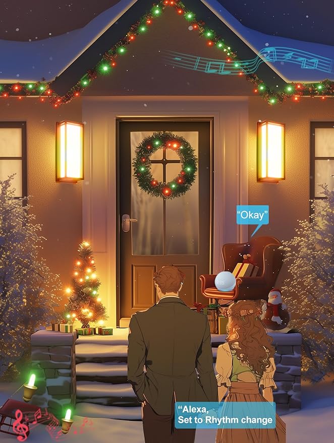 Smart Outdoor Lights Color Changing 2 Pack, RGB+2700K-6500K Outdoor Wall Sconce Aluminum Exterior Lighting Fixtures Waterproof Antirust, APP Control Up and Down Lights