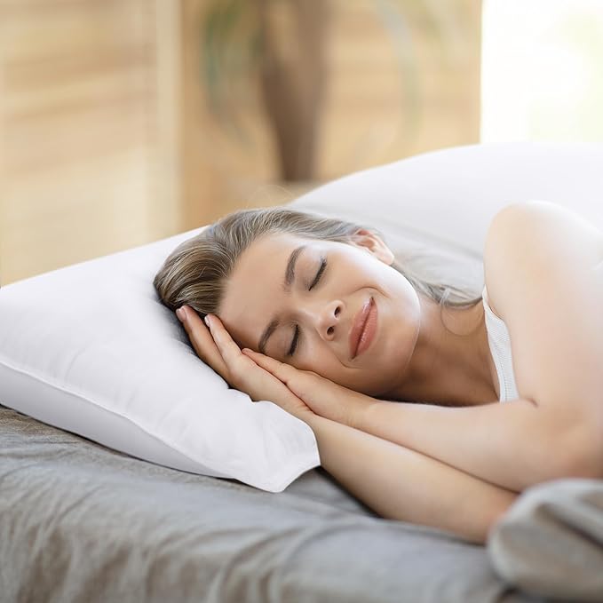 Utopia Bedding Bed Pillows for Hotel Quality Sleeping Pillows, Cooling and Supportive Pillows for Side, Back and Stomach Sleepers (White, King (Pack of 6))