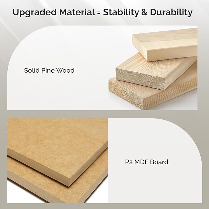 VINGLI 47" Tall Dresser 5 Drawer Chest of Drawers, Wood Dresser for Bedroom, Brown Chest Dressers Wooden