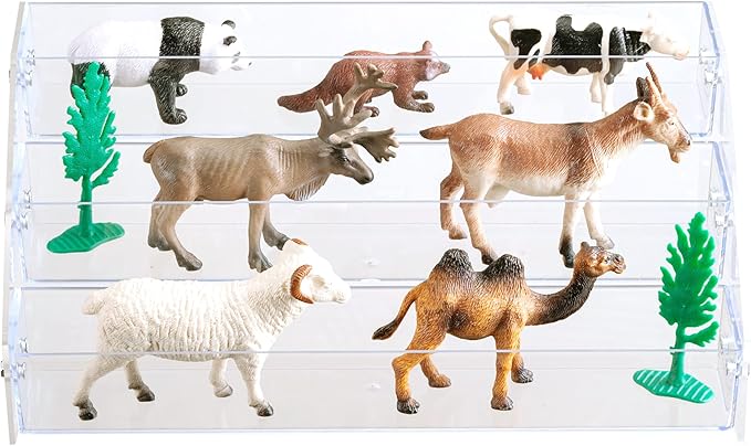 Acrylic Spice Rack, Tiered Spice Rack Shelf Seasoning Organizer for Countertop, Cabinet, Pantry, Kitchen Storage - 3 Tier