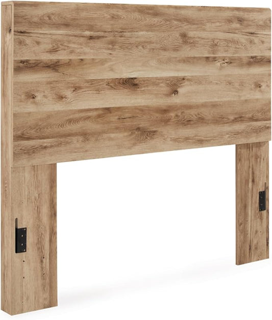 Signature Design by Ashley Hyanna Contemporary Panel Headboard ONLY, Full, Brown