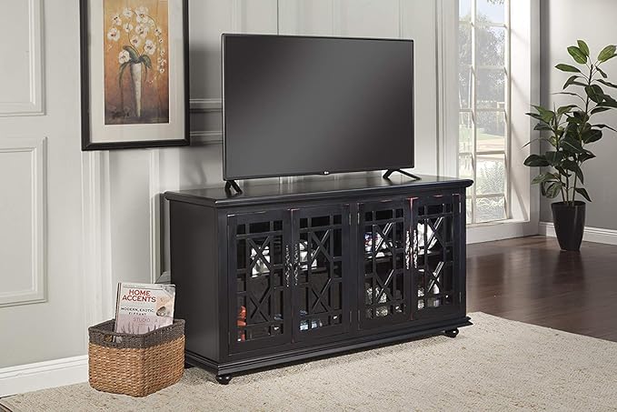 Martin Svensson Home Cassandra 63" TV Stand, Antique Black