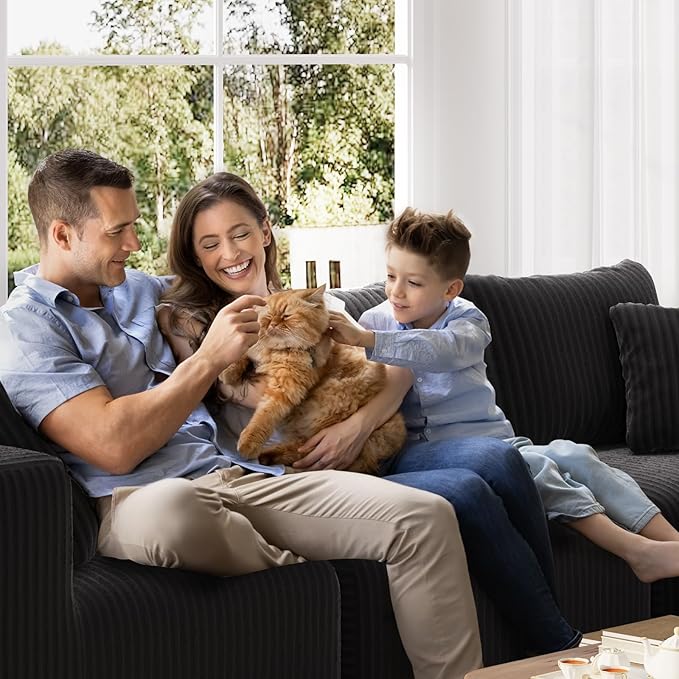 Novilla Modular Sectional Sofa, Modern Cloud Sectional Couch with Smarts Coil™ Support, Upholstered Boneless Couch for Living Room Apartments Bedroom, No Assembly Required (Loveseat)