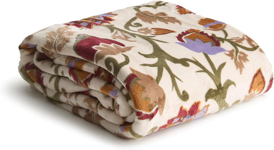 Vera Bradley Women's Fleece Plush Throw Blanket