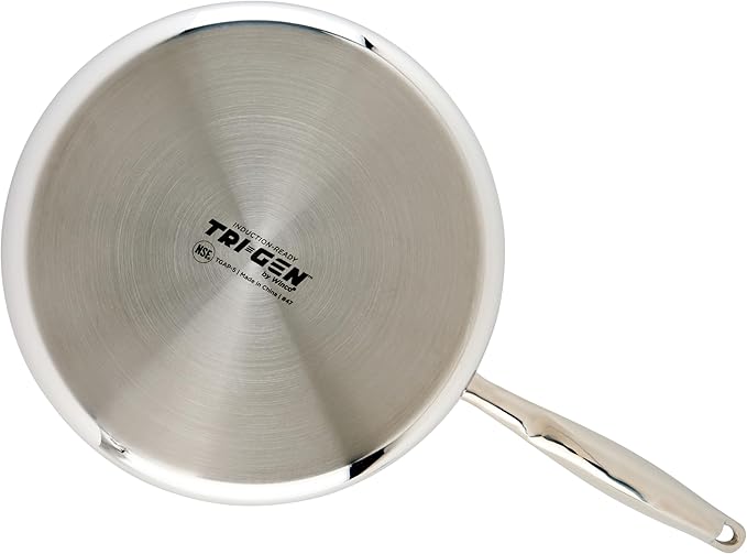WINCO Tri-Ply Sauce Pan, Silver