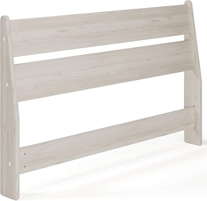 Signature Design by Ashley Socalle Modern Open Slat Full Headboard, Natural Beige