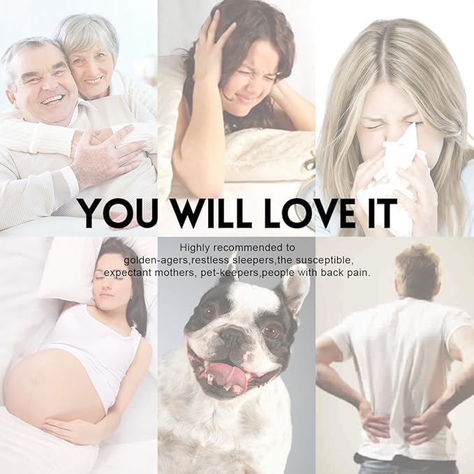 LEISURE TOWN Queen Mattress Pad Fitted Quilted Cotton Mattress Cover Cooling Soft Pillow Top Mattress Topper with Down Alternative Filling Mattress Protector with 8-21 Deep Pocket (60x80 Inche Grey)