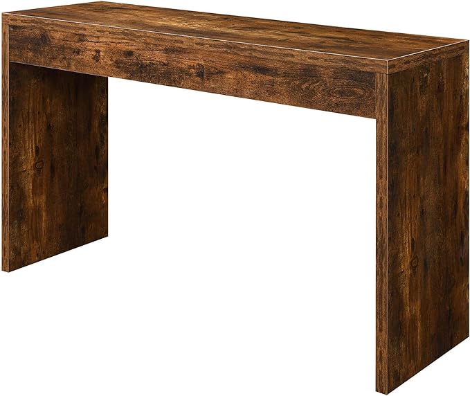 Convenience Concepts Northfield Hall Console Table 48" - Modern, Minimalist Narrow Sofa Display Accent for Contemporary Living Room, Entryway, or Hallway, Barnwood