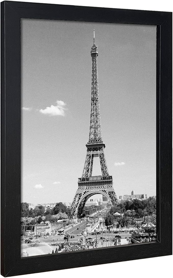 VCK Poster Frames 13x19 Inch Black Wood Poster Large Picture Frames for Wall Home Office Photography Art Decoration