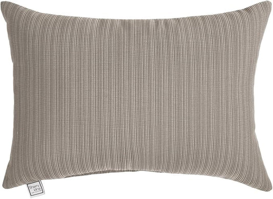 Sherry Kline Island Breeze Indoor/Outdoor Boudoir Filled Pillow, 13"x 18", Khaki 2 Count