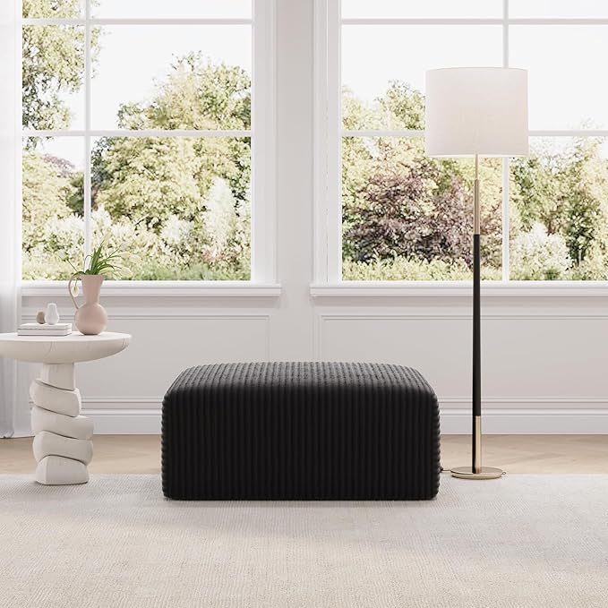 Novilla Modular Sectional Sofa, Modern Cloud Sectional Couch with Smarts Coil™ Support, Upholstered Boneless Couch for Living Room Apartments Bedroom, No Assembly Required (Ottoman)