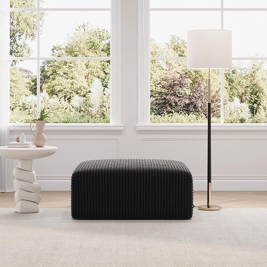 Novilla Modular Sectional Sofa, Modern Cloud Sectional Couch with Smarts Coil™ Support, Upholstered Boneless Couch for Living Room Apartments Bedroom, No Assembly Required (Ottoman)