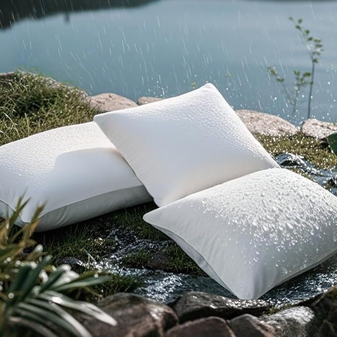 Codi 18x18 Outdoor Pillow Inserts Set of 4, Premium Throw Pillows Waterproof for Patio Furniture