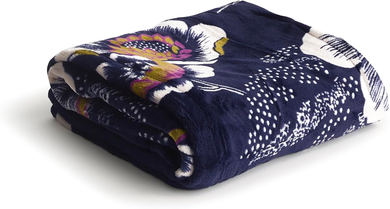 Vera Bradley Women's Fleece Plush Throw Blanket