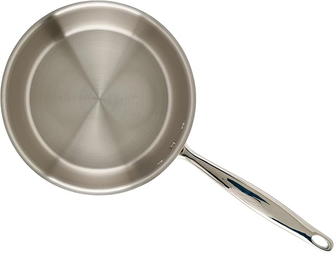 WINCO Tri-Ply Sauce Pan, Silver