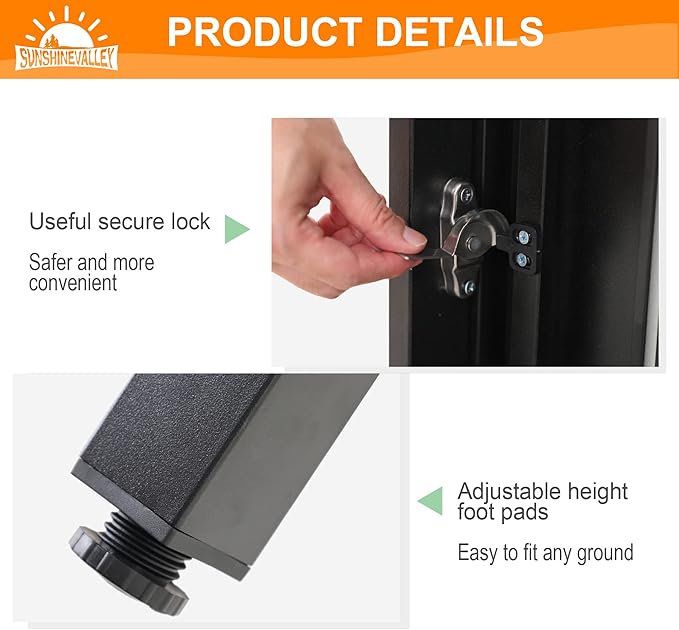 7 Piece Outdoor Dining Set for 6, 61.4"x37.4"x29.5" Rectangular Extendable Dining Table and 6 Textilene Patio Dining Chairs Outdoor Table and Chairs for Patio Lawn Garden Deck Backyard