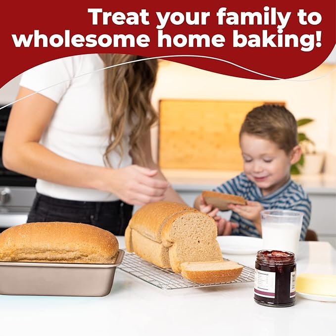 KITCHENATICS 12-Piece Carbon Steel Baking Pans Set Nonstick, Kitchen Essentials for New Home, Nonstick Bakeware Sets w/Cake Pans, Muffin Pan Set, Oven Pan - Stackable Bakeware Set, Champagne Gold