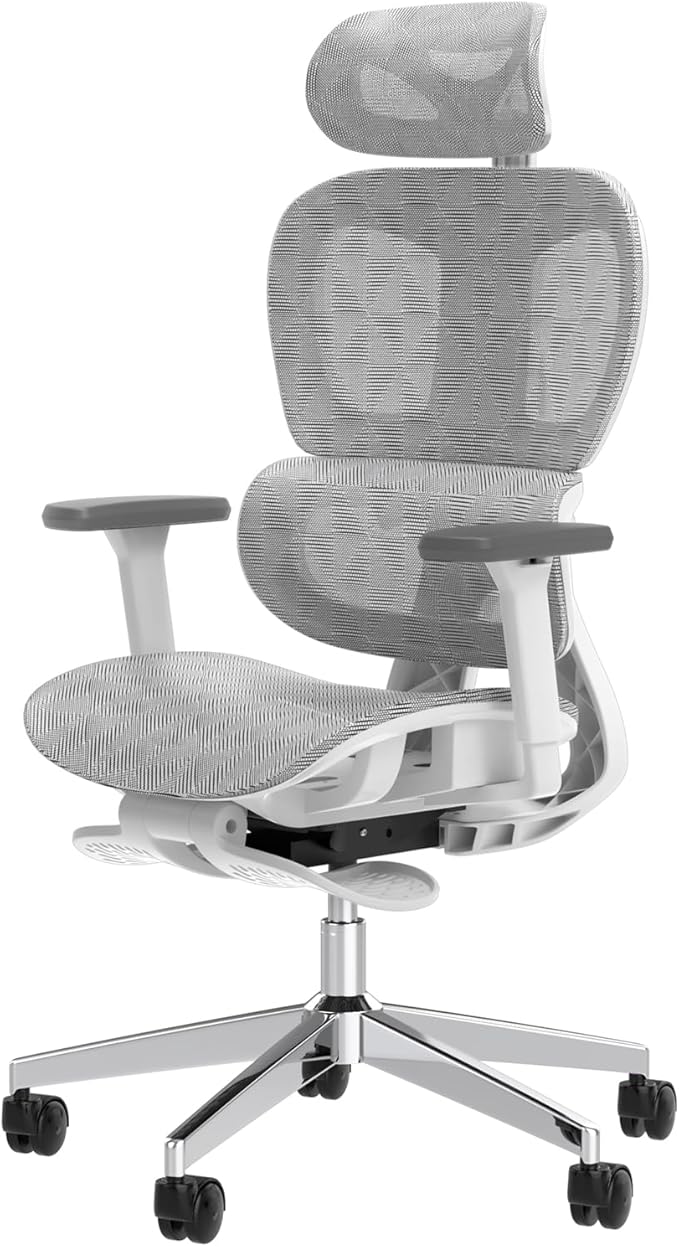 Ergonomic Mesh Office Chair with 3D Adjustable Armrest,High Back Desk Computer Chair Ergo3d Ergonomic with Wheels for Home & Office