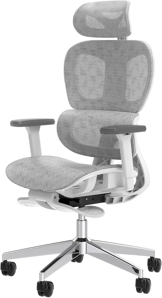 Ergonomic Mesh Office Chair with 3D Adjustable Armrest,High Back Desk Computer Chair Ergo3d Ergonomic with Wheels for Home & Office